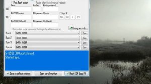 Как выставить параметры ESP.Easy.Flasher непосредственно для прошивки разных модулей на базе ESP826