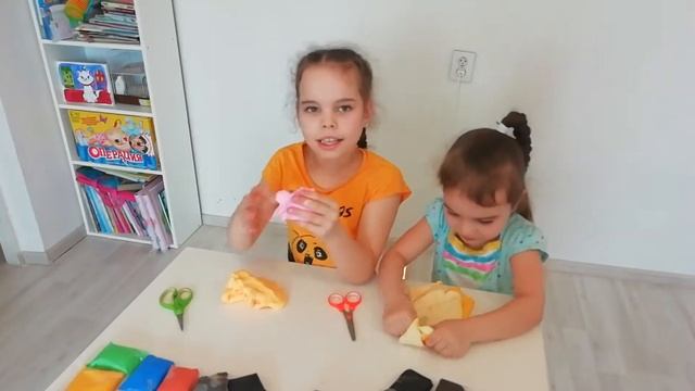 ЧЕЛЛЕНДЖ ЛЕПИМ ИЗ ПЛАСТИЛИНА И СМЕШИВАЕМ ПЛАСТИЛИН