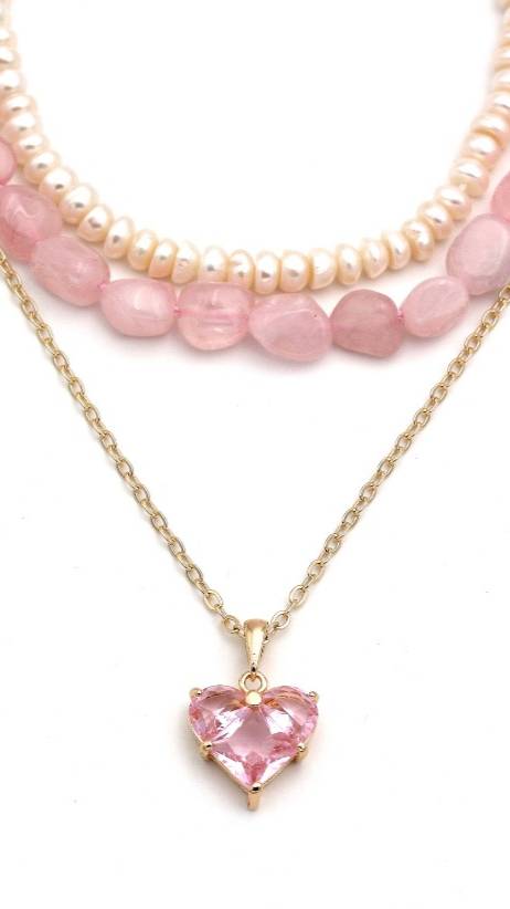 Создание комплекта украшения из кварца и жемчуга. 
Рубрика «Собери украшение с блогером»