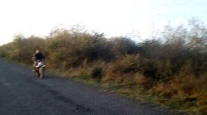 гонки Ява с минсковским двигателем VS Альфа 110сс