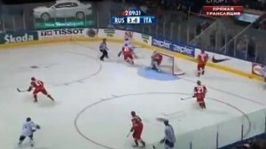 Хоккей ЧМ 2008 Россия Италия 1 тур предварительный раунд