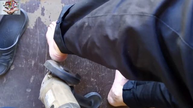 ЧИСТИМ ПЯТКИ БОЛГАРКОЙ (УШМ) смотреть онлайн