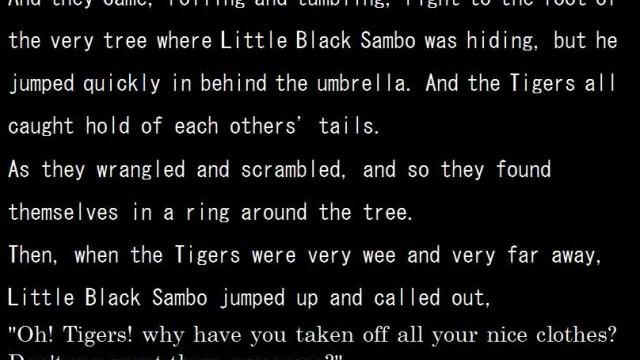 English Speed Learning "Black Little Sambo 3" смотреть онлайн