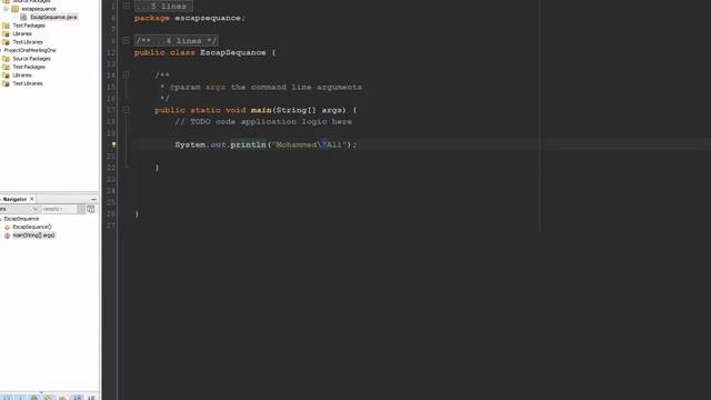 02 JAVA Escape Sequences смотреть онлайн