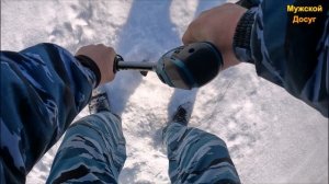 Инструмент рыбака. Ледобур - шуруповерт.