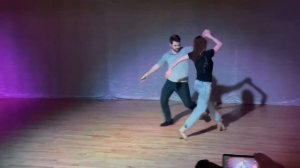 Improv West Coast Swing Dance - Ben Morris & Elizabeth Spann - Denver Demo