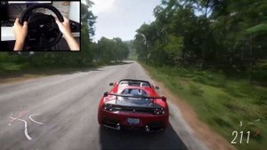 1000HP Ferrari J50 2017 - Forza Horizon 5 | Steering Wheel (Thrustmaster T300RS) Gameplay