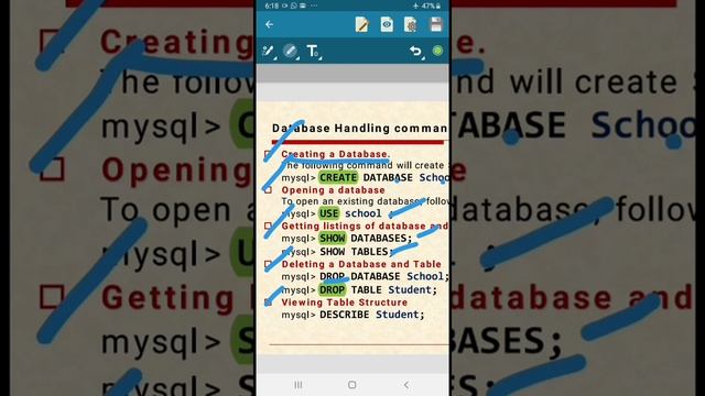 SQL(MYSQL) COMMANDS INTRODUCTION PART-1