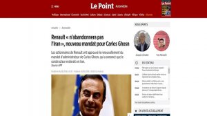 Carlos Ghosn s'est fait recadré par le gouvernement criminel satanique