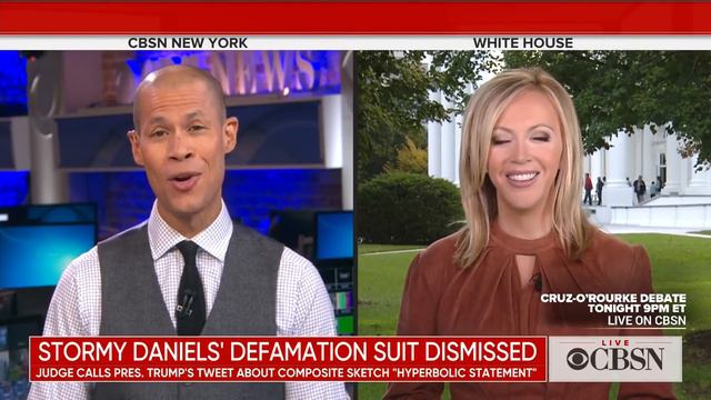 Stormy Daniels' defamation suit against Trump thrown out by judge