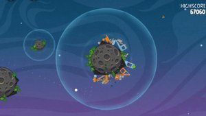 Прохождение Angry Birds Space. Эпизод Cold Cuts. Уровень 2-25