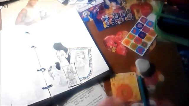 МК: Как красиво оформлять страничку личного дневника, имея только чб принтер. смотреть онлайн