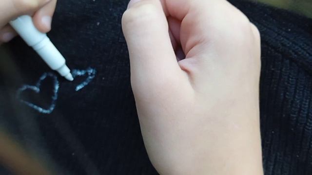 разрисовываем кофту+гуляем~