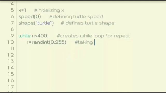 Pure #Python3 Turtle Graphics || Create 3D Spiral With Random Colors