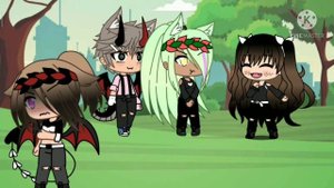 меме " та была улыбка похожа на рай " гача лайф