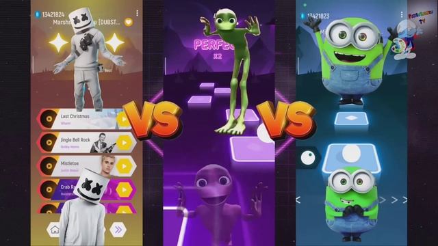 Челлендж - Маршмелло VS Миньоны Банан VS Танец пришельцев смотреть онлайн