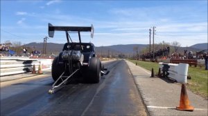 Bill Naves 1st Run 4-20-14 Eastside Dragway Slo-Mo included