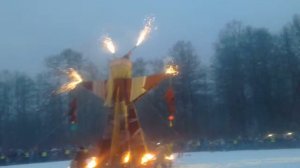 Масленица на Елагином острове.