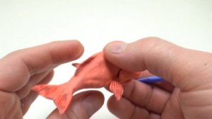 РЫБА КАПЛЯ КАК СЛЕПИТЬ ИЗ ПЛАСТИЛИНА | ПЛАСТИЛИНОВАЯ ЛЕПКА