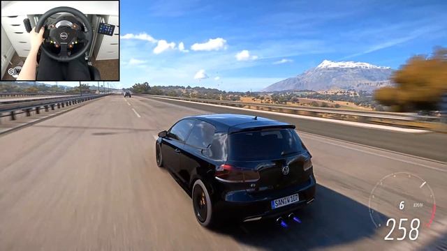 Volkswagen Golf R MK6 - Forza Horizon 5 (Steering Wheel + Shifter) Gameplay смотреть онлайн