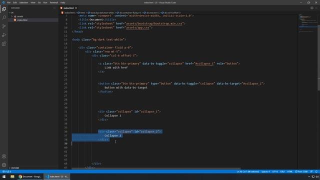 BOOTSTRAP5 #25 COLLAPSE смотреть онлайн