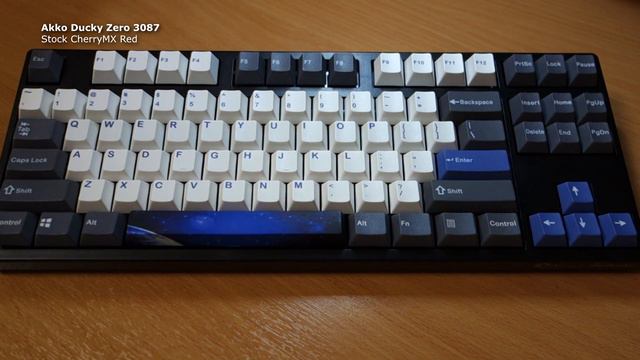 Akko ZERO 3087 Cherry MX Red vs Silent Red (+mods) смотреть онлайн
