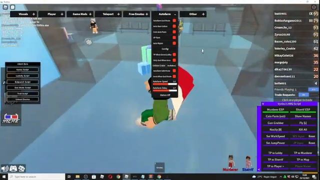 Roblox Mm2 Script (Eclipse) Live смотреть онлайн