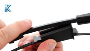 Зажим натяжной ODWAC 0,8 кH пластик для кабелей FTTH