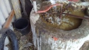 БИОГАЗ ИЗ НАВОЗА.  ЗАГРУЗКА   БИОРЕАКТОРА №1. (Продолжение этого видео под номером 2)2)( №6)