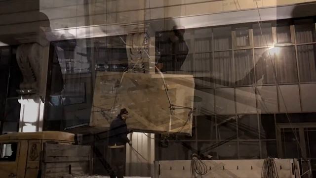 Монтаж демонтаж стеклопакета. Подъем мебели через окно. смотреть онлайн