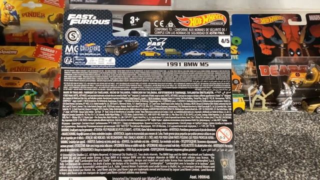 Hot Wheels Premium Fast  Furious 1991 BMW M5 hotwheels fastandfurious bmw diecast