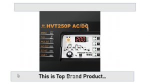 HZXVOGEN AC/DC HVT250P Aluminum Tig Welding Machine