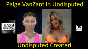 Как создать Пейдж Ванзант в Undisputed