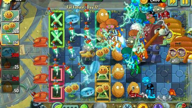 #98 (Far Future) Plants vs Zombies 2 - passage / Растения против зомби 2 - прохождение смотреть онлайн