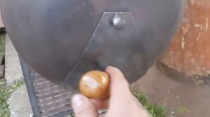 Мангал коптильня из газового баллона