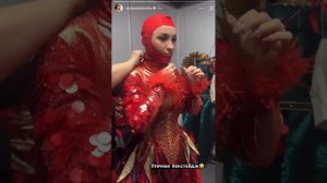 Небольшой бэкстейдж с новогодней маски от нашего Феникса - Виктории Дайнеко! 🕊️🔥