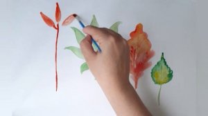 ИЗО 1 класс. Рисуем сказочный лес из листьев разных пород деревьев.