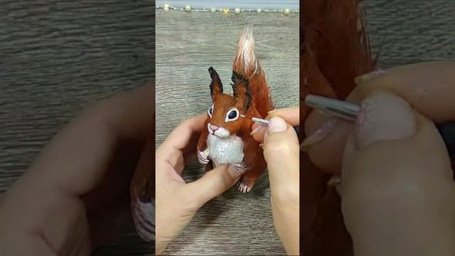 DIY. SQUIRREL craft/Как сделать БЕЛКУ своими руками. смотреть онлайн
