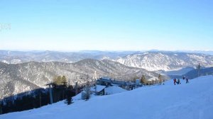 Телецкий горнолыжный курорт. Гора Кокуя. Январь 2021