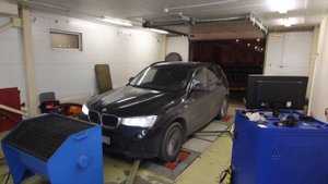 BMW X3 20i Чип тюнинг и замер мощности