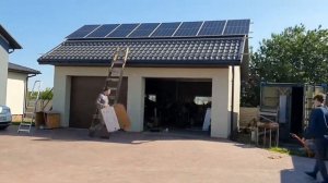 Solar power plant at home 10 kWt Сонячна електростанція дома. #solar #solarpower #солнце #luxpower