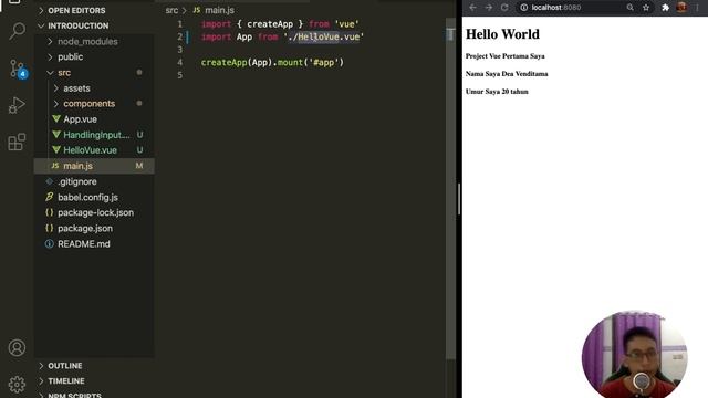 #1 Introduction - Belajar VueJs 3