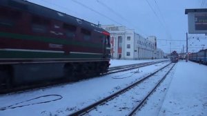 ТЭП60-0394 маневрирует на станции Орша-Центральная