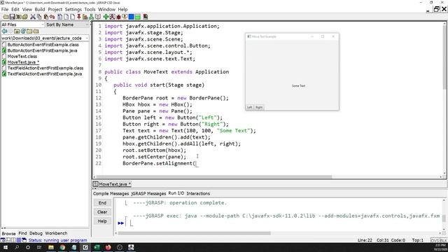Programming Example: JavaFX Move Text смотреть онлайн