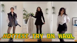 HOTTEST DRESS UP EVER  Try-on haul mini skirt