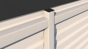 Как построить заборы из профнастила в горизонтальном исполнении