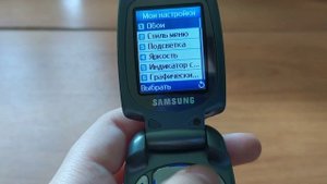 Раскладушка самсунг! | ОБЗОР Samsung SGH-X480 (2005) | Ретро обзор