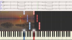 На заре - гр."Альянс" Детский хор (Ноты и Видеоурок для фортепиано) (piano cover)