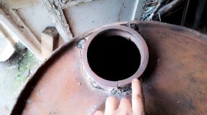 Буржуйка из бочки