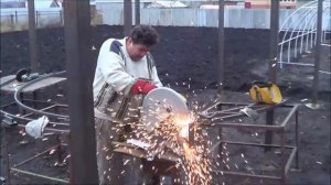 Делаем беседку из металла. Часть 1.